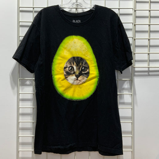 Black Avocado Cat T-shirt